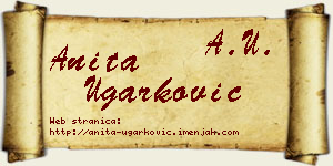 Anita Ugarković vizit kartica